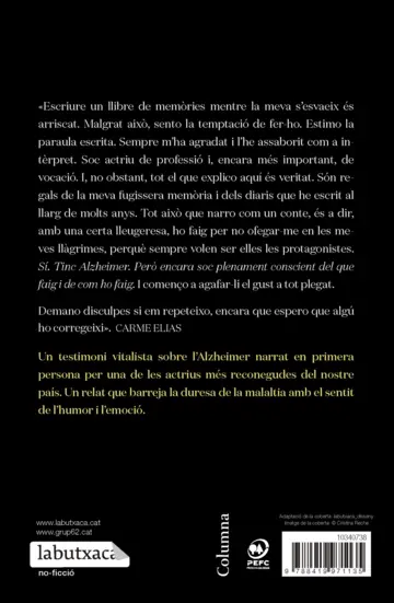 Contraportada Quan deixi de ser jo