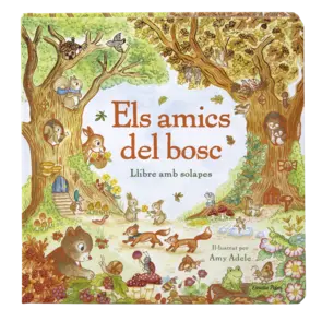 Portada Els amics del bosc. Llibre amb solapes