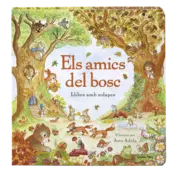 Portada Els amics del bosc. Llibre amb solapes