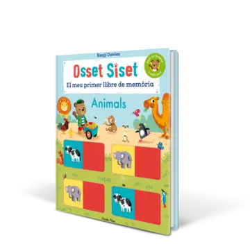 Portada Osset Siset. El meu primer llibre de memòria. Animals