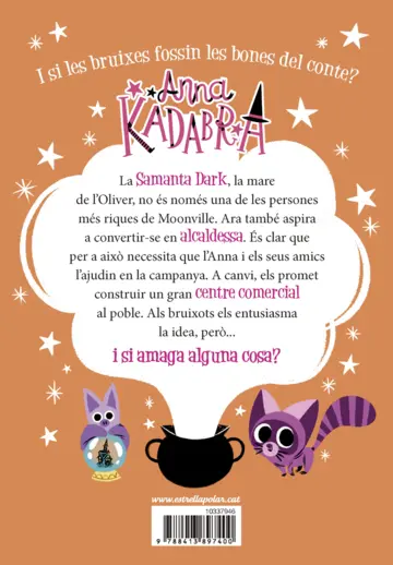 Contraportada Anna Kadabra 13. Perill a la mansió