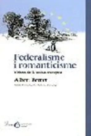 Portada Federalisme i romanticisme.