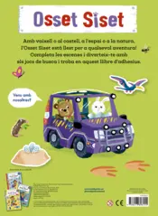 Miniatura contraportada Osset Siset. El meu primer llibre d'adhesius. Aventures