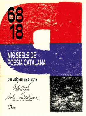 Portada Mig segle de poesia catalana