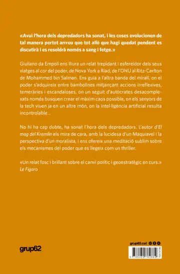 Contraportada L'hora dels depredadors