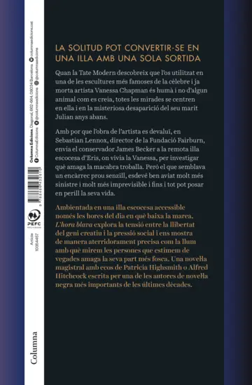 Contraportada L'hora blava