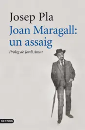 Portada Joan Maragall: Un assaig