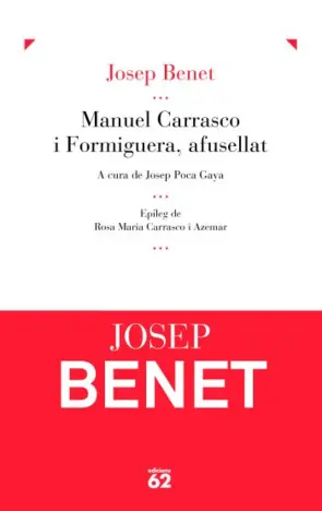 Portada Manuel Carrasco i Formiguera, afusellat