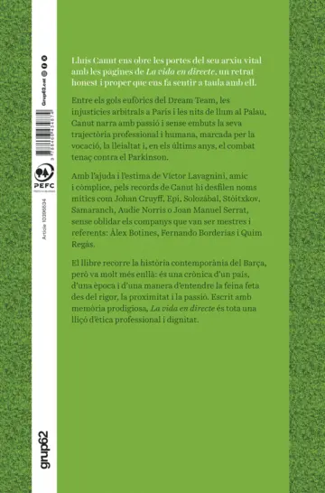 Contraportada La vida en directe