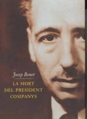 Portada La mort del president Companys