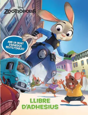 Portada Zootròpolis. Llibre d adhesius