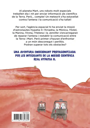 Contraportada Les exploradores de Mart