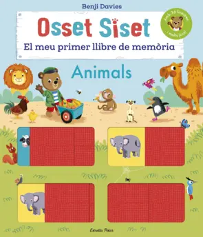 Portada Osset Siset. El meu primer llibre de memòria. Animals