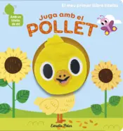 Portada Juga amb el pollet. Llibre titella