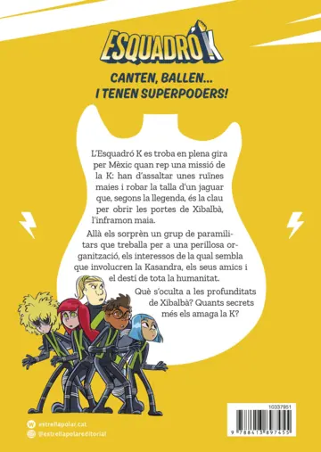 Contraportada Esquadró K 2. El secret de la K