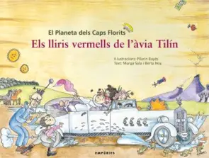 Portada Els lliris vermells de l'àvia Tilín