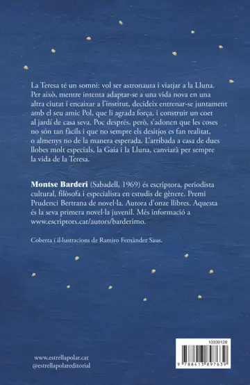 Contraportada La Teresa se'n va a la Lluna