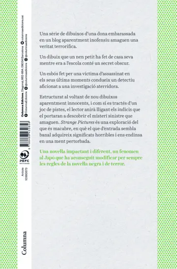 Contraportada Strange Pictures - Dibuixos estranys