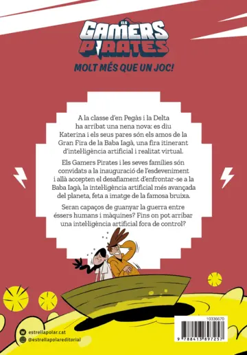 Contraportada Els Gamers Pirates 4. Desafiament final