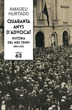 Portada Quaranta anys d'advocat