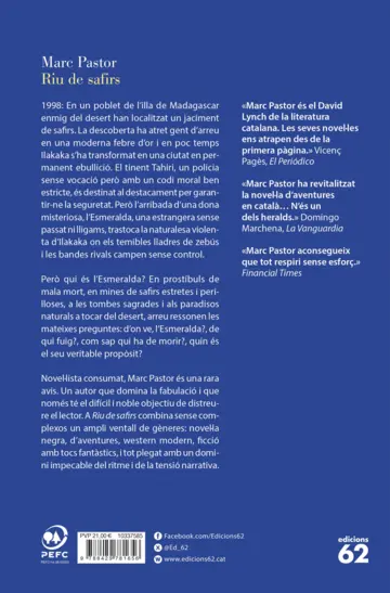 Contraportada Riu de safirs