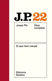 Portada O.C.J.PLA 22 EL QUE HEM MENJAT
