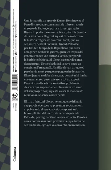 Contraportada El nen dels escacs