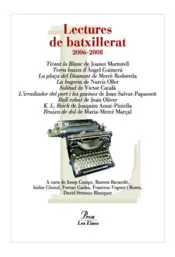 Portada Lectures de batxillerat 2006-2008