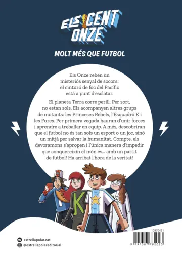 Contraportada Els Cent Onze 1. El partit més important de les seves vides