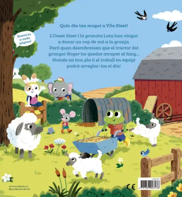 Contraportada Osset Siset. Quin embolic a la granja!