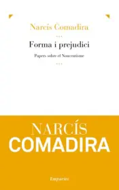 Portada Forma i prejudici (el Noucentisme)