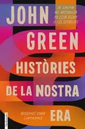 Portada Històries de la nostra era. Ressenyes sobre l'antropocè