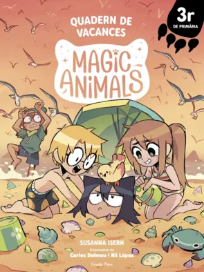 Portada Magic Animals. Quadern de vacances. 3r de Primària