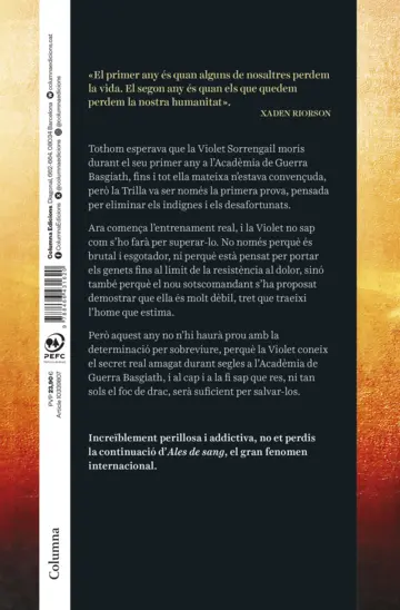 Contraportada Ales de ferro (Empiri 2)