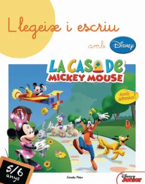 Portada Llegeix i escriu amb Disney! 5