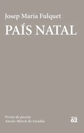 Portada País natal. Premi Ausiàs March 2026