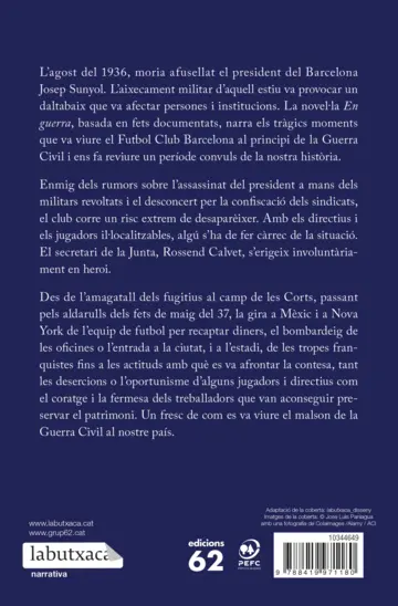 Contraportada En guerra