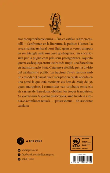 Contraportada La guerra dins la guerra