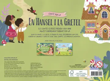 Contraportada En Hansel i la Gretel. Conte pop-up