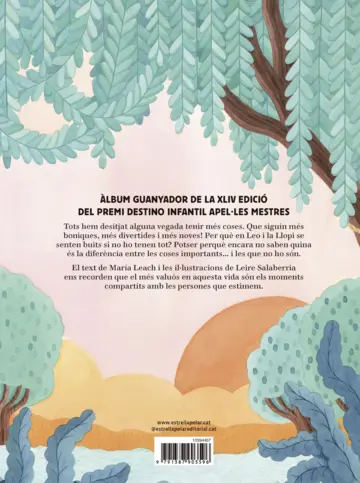 Contraportada Les coses importants (no són coses)