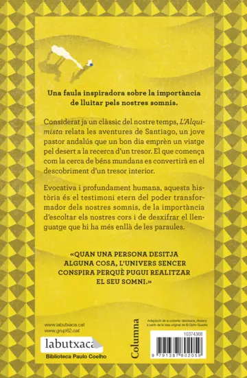 Contraportada L'Alquimista