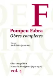 Portada Obres completes de Pompeu Fabra, 4