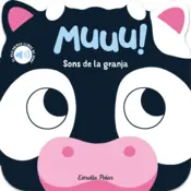 Portada Muuu! Sons de la granja. El meu primer llibre de sons