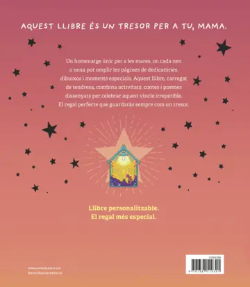 Contraportada T'estimo, mama