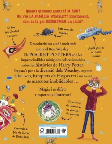 Contraportada Ron Weasley (Pocket Potters 3)