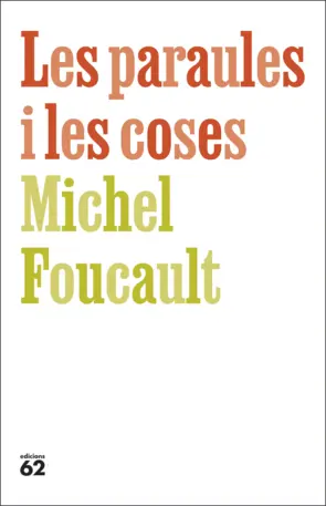 Portada Les paraules i les coses