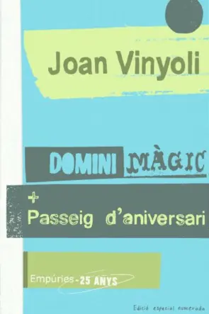 Portada Domini màgic + Passeig d'aniversari
