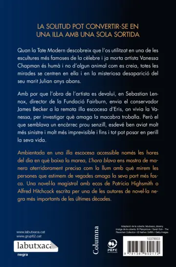 Contraportada L'hora blava