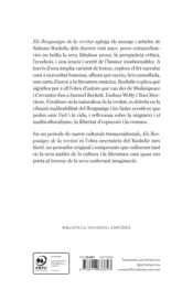 Miniatura contraportada Els llenguatges de la veritat