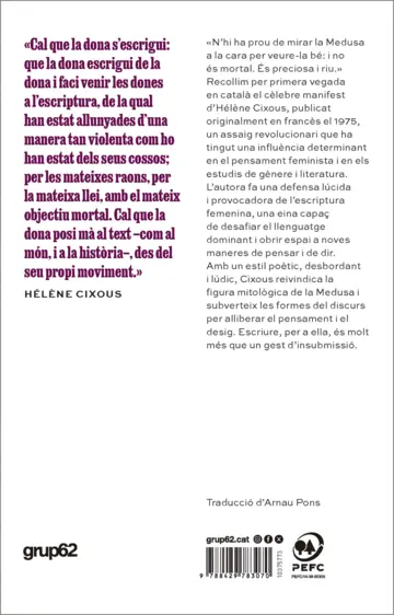 Contraportada Les rialles de la Medusa